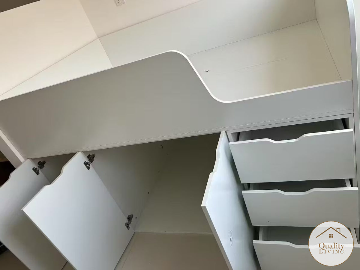 LUNO 實木組合床衣櫃床