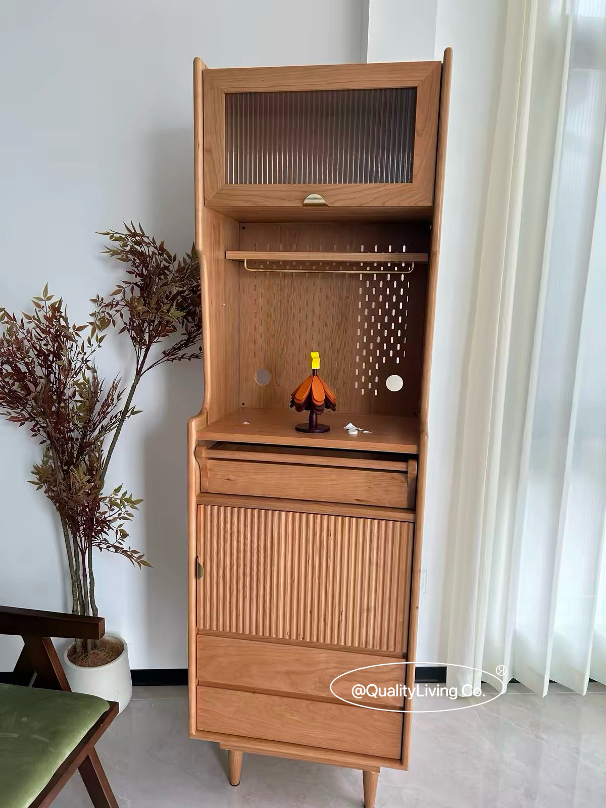 GARTEN 北歐風實木餐邊櫃