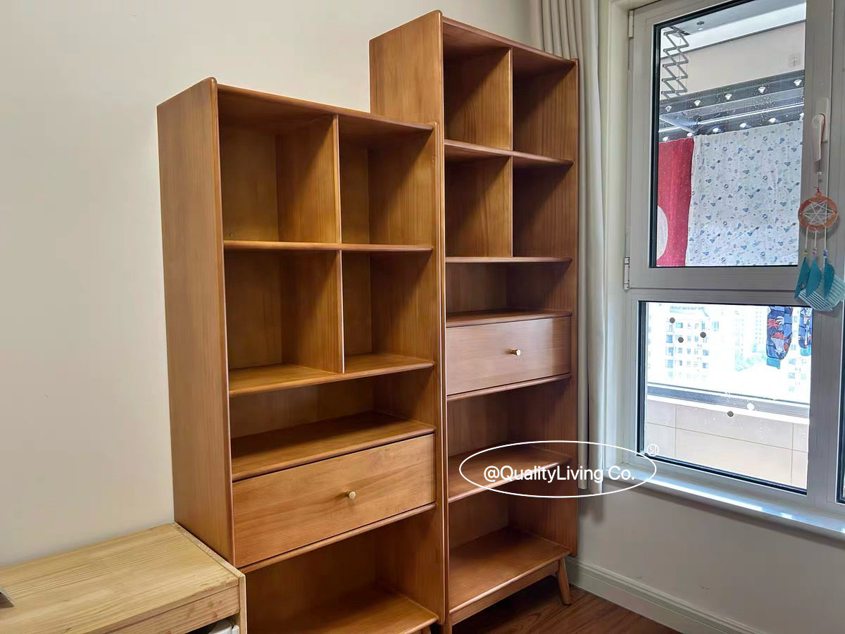 實木書櫃組合書架展示櫃
