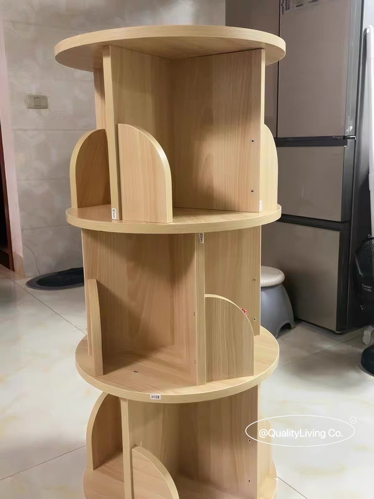 Sol 實木旋轉書架