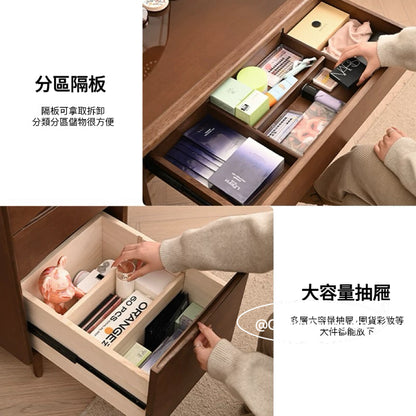 實木梳妝枱抽屜櫃一體