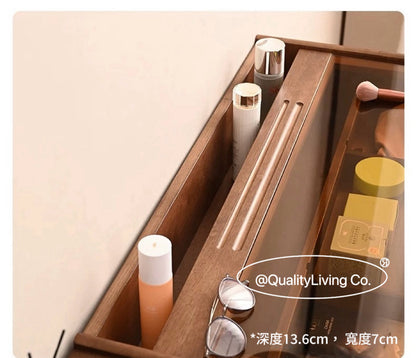 實木梳妝枱抽屜櫃一體