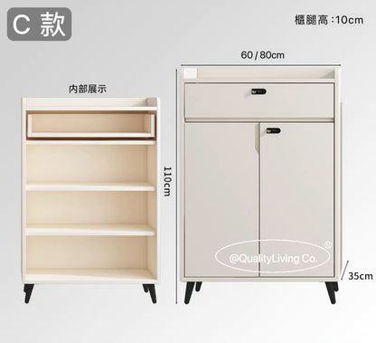 Maple- 防盜鞋櫃走廊櫃帶密碼鎖可（可訂造）