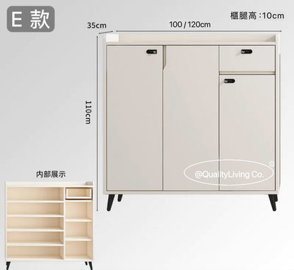 Maple- 防盜鞋櫃走廊櫃帶密碼鎖可（可訂造）