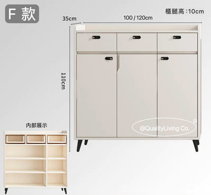Maple- 防盜鞋櫃走廊櫃帶密碼鎖可（可訂造）