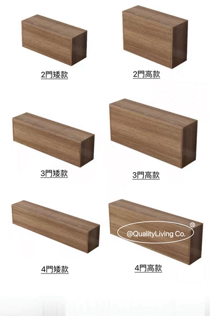 Maple- 實木床頭櫃縫隙櫃床邊櫃（可訂造）