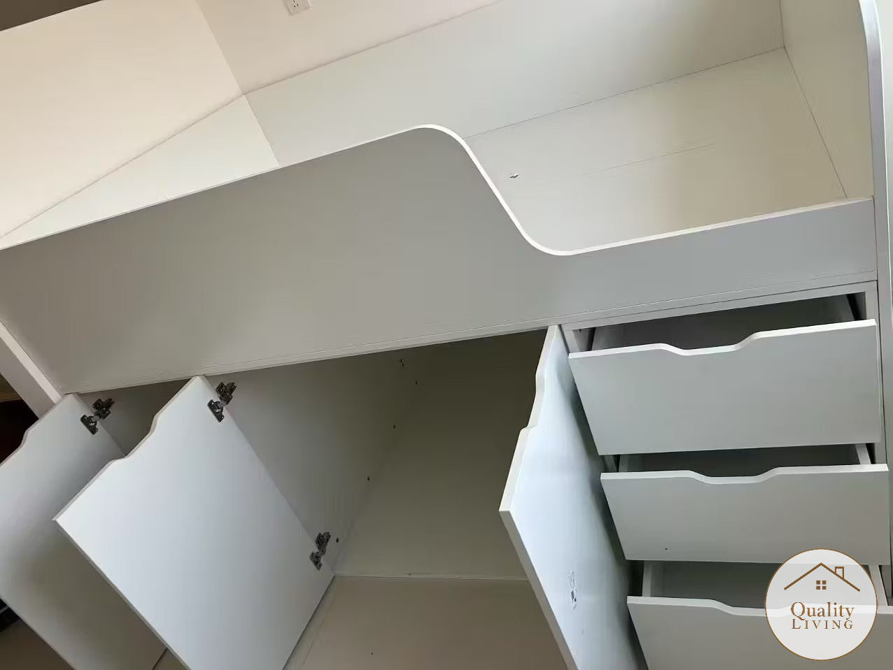 LUNO 實木組合床衣櫃床