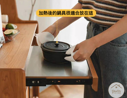 MOKA 復古實木餐邊櫃