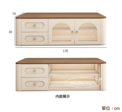 Maple-  實木法式復古電視櫃茶几組合（可訂造）