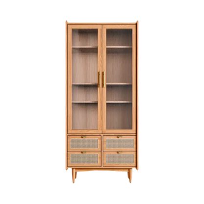 日式實木書櫃展示櫃