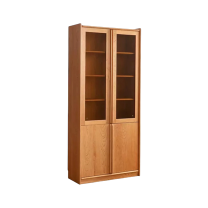 日式實木書櫃展示櫃